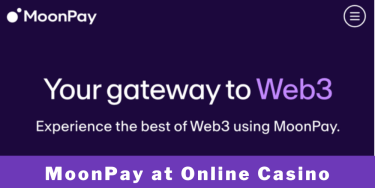 MoonPay at Online Casino